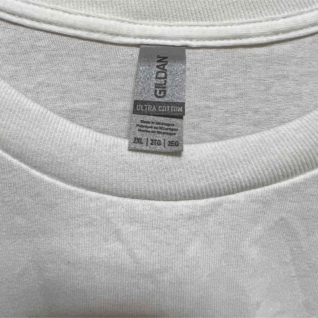 GILDAN(ギルタン)の新品 GILDAN ギルダン 長袖ロンT ホワイト 白 2XL メンズのトップス(Tシャツ/カットソー(七分/長袖))の商品写真