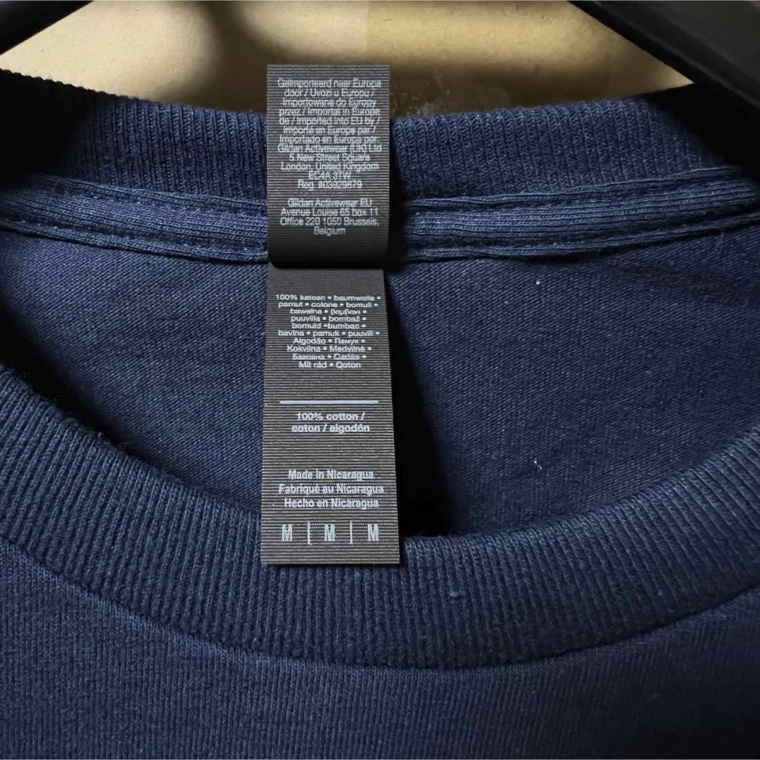 GILDAN(ギルタン)の新品 GILDAN ギルダン 長袖ロンT ネイビー 紺 M メンズのトップス(Tシャツ/カットソー(七分/長袖))の商品写真