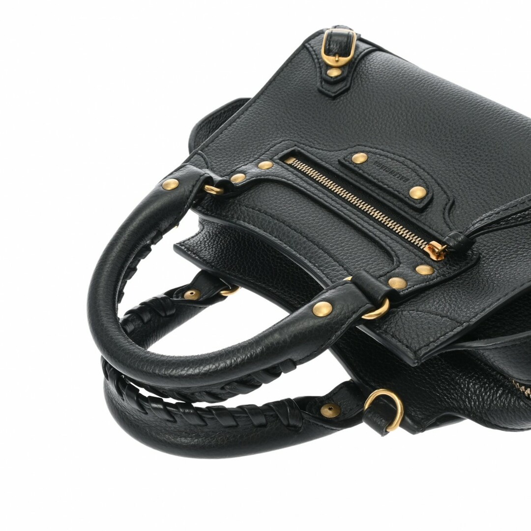 Balenciaga(バレンシアガ)の中古 バレンシアガ BALENCIAGA 638524 レディース ハンドバッグ ブラック /ゴールド金具 レザー レディースのバッグ(ハンドバッグ)の商品写真