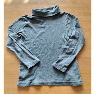 ユニクロ(UNIQLO)の130cm ユニクロ　タートルネック　グレー(Tシャツ/カットソー)