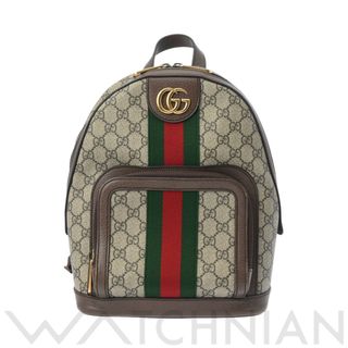 グッチ(Gucci)の中古 グッチ GUCCI 547965 ユニセックス リュック・デイパック オフィディア ベージュ/エボニー/ブラウン /ゴールド金具 GGスプリームキャンバス /レザー(リュック/バックパック)