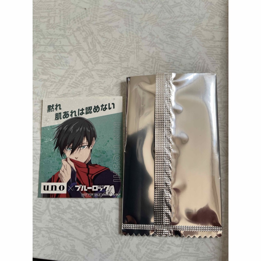 ブルーロック　糸師凛　ウーノ　UNO 特典　ステッカー　シール エンタメ/ホビーのおもちゃ/ぬいぐるみ(キャラクターグッズ)の商品写真