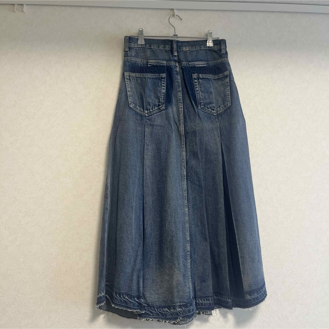 ZARA(ザラ)のデニムロングスカート レディースのスカート(ロングスカート)の商品写真
