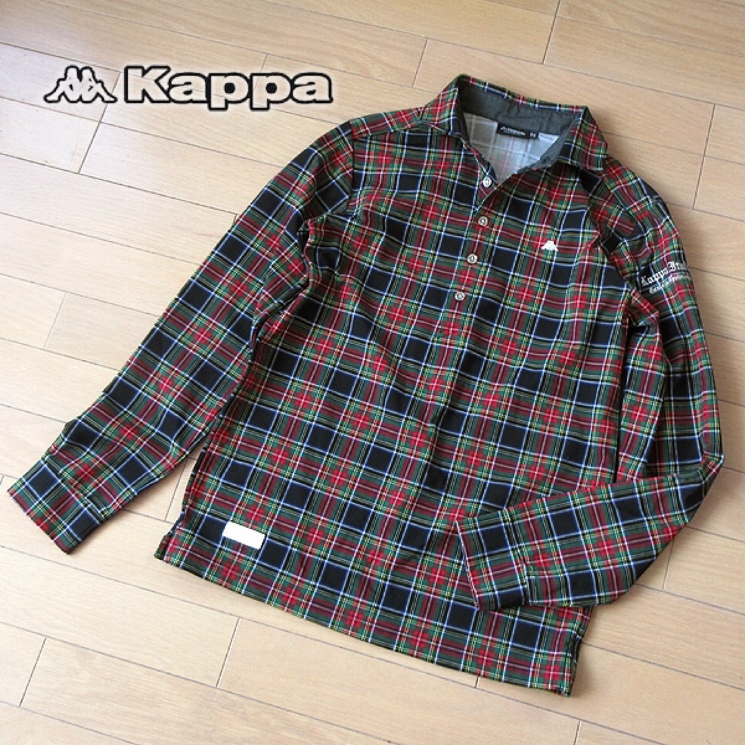 Kappa(カッパ)の超美品 M カッパ kappa レディース 長袖チェックシャツ レディースのトップス(シャツ/ブラウス(長袖/七分))の商品写真