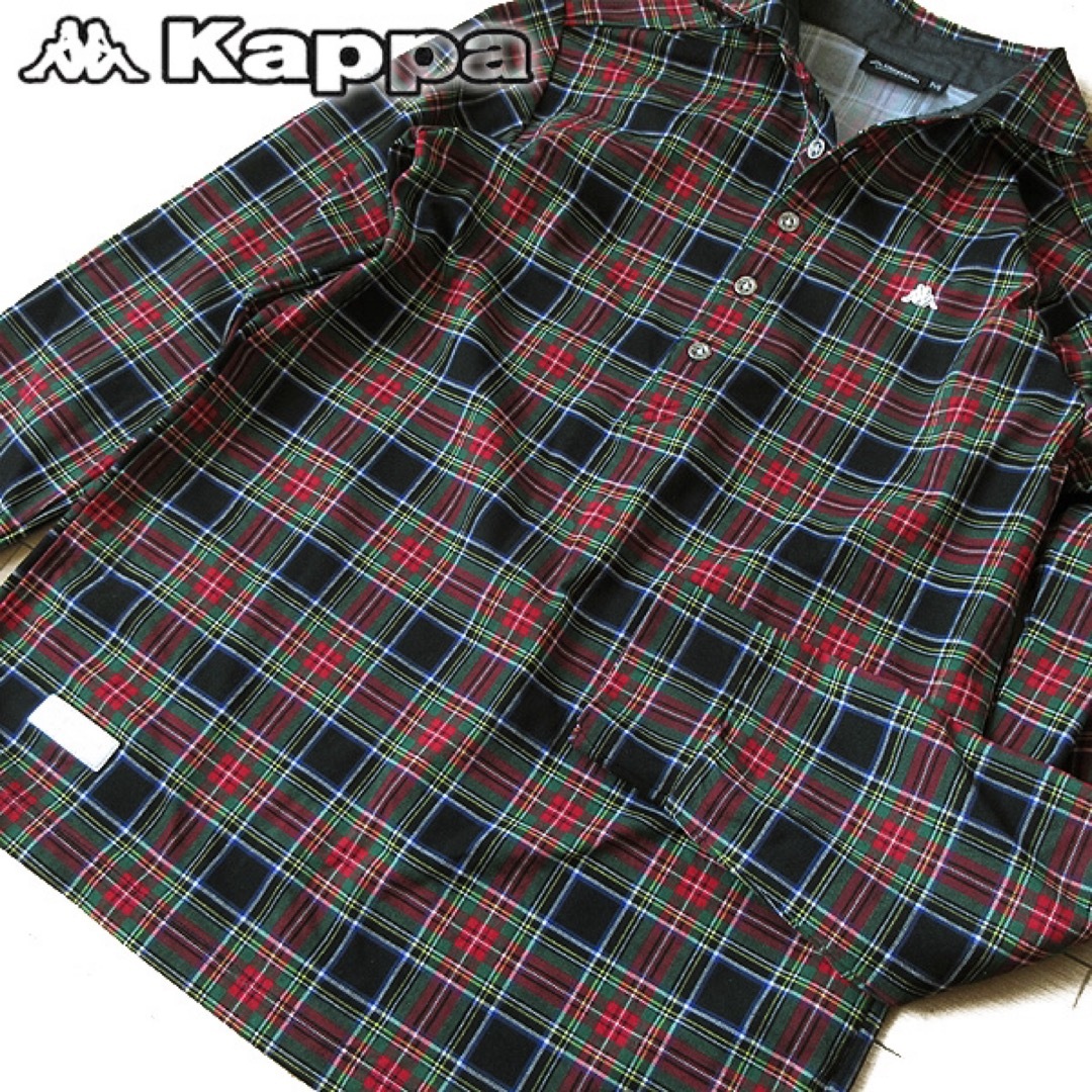 Kappa(カッパ)の超美品 M カッパ kappa レディース 長袖チェックシャツ レディースのトップス(シャツ/ブラウス(長袖/七分))の商品写真