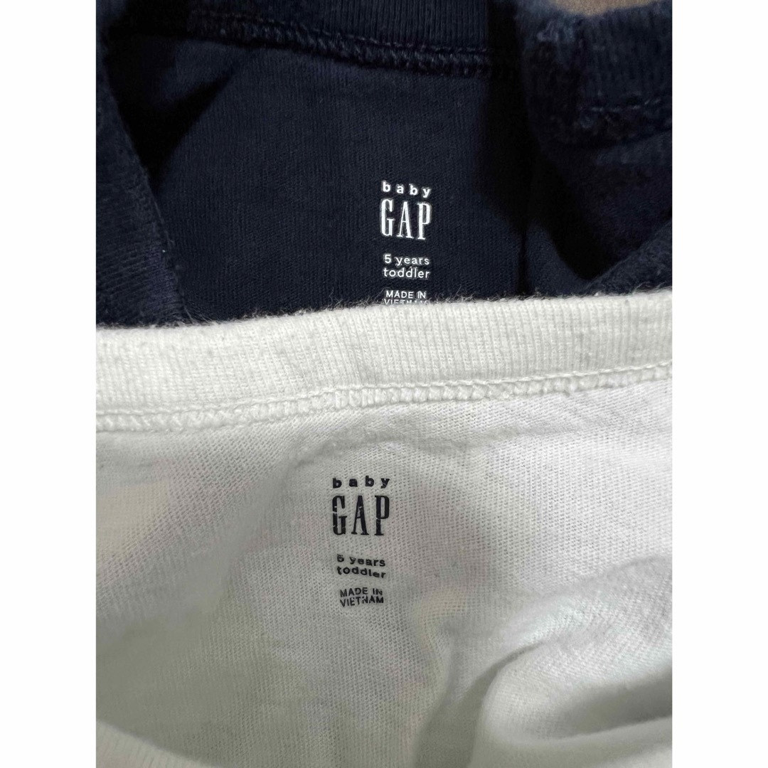 GAP(ギャップ)のGAP ロンT 5years 双子　110 100 キッズ/ベビー/マタニティのキッズ服男の子用(90cm~)(Tシャツ/カットソー)の商品写真