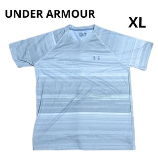 アンダーアーマー(UNDER ARMOUR)の美品　アンダーアーマー　半袖　ヒートギア　吸汗速乾 メンズ　XL LOOSE(Tシャツ/カットソー(半袖/袖なし))