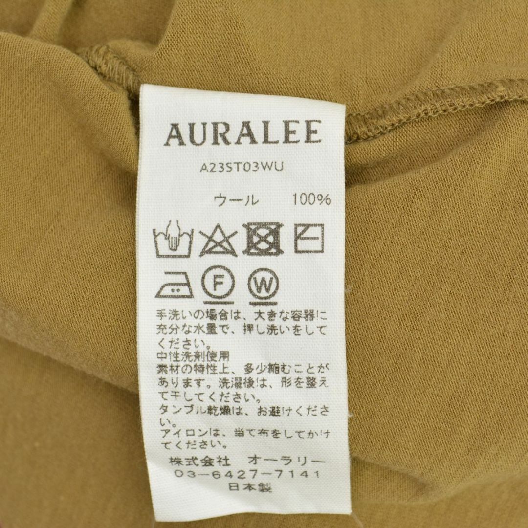 【AURALEE】SUPER SOFT WOOL JERSEY TEE レディースのトップス(Tシャツ(長袖/七分))の商品写真