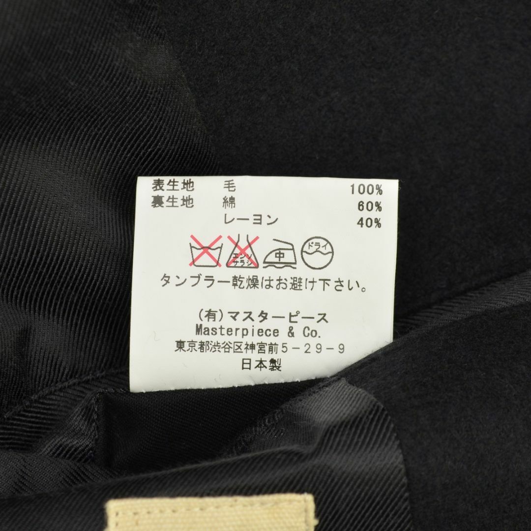 Scye(サイ)の【SCYEBASICS】5110-73540 スーパーメルトンPコート メンズのジャケット/アウター(ピーコート)の商品写真