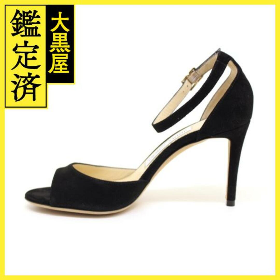 JIMMY CHOO(ジミーチュウ)のジミーチュウ　サンダル　ミュール　レディース35　ブラック　スエード【200】 レディースの靴/シューズ(ミュール)の商品写真