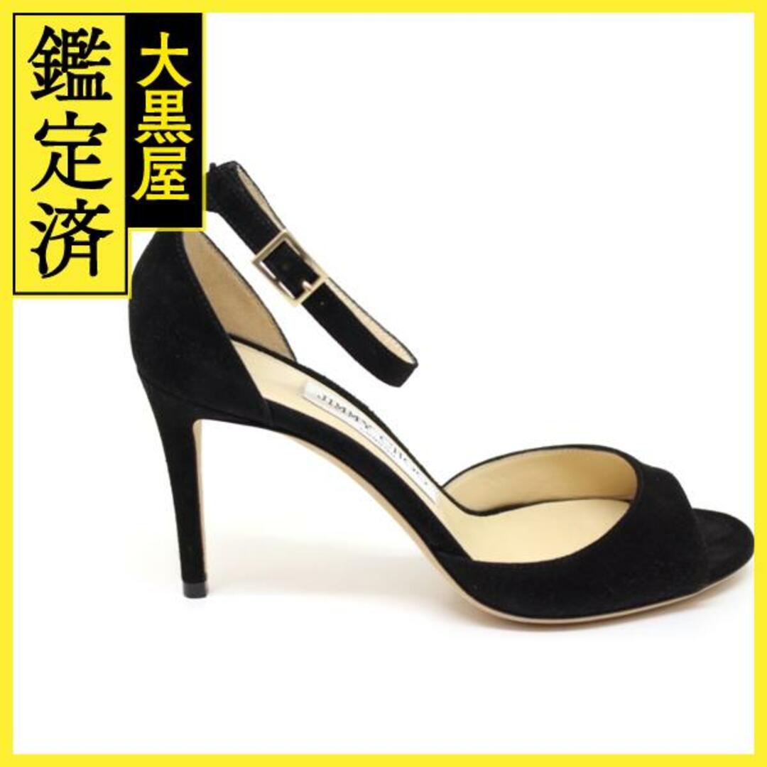 JIMMY CHOO(ジミーチュウ)のジミーチュウ　サンダル　ミュール　レディース35　ブラック　スエード【200】 レディースの靴/シューズ(ミュール)の商品写真