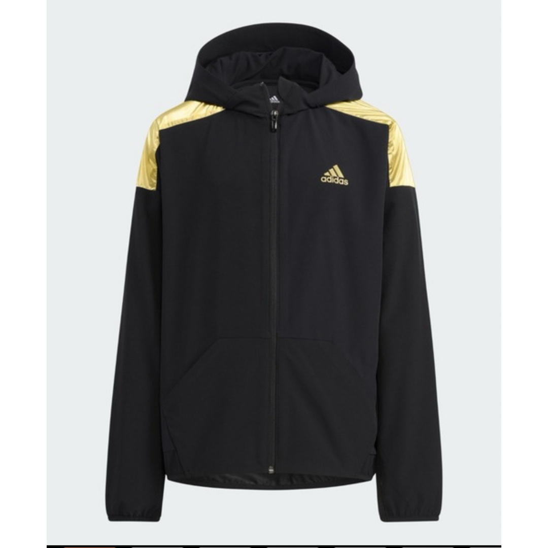 adidas(アディダス)の【新品、未使用】アディダス　ジャケット ストレッチウーブンジャケット　150 キッズ/ベビー/マタニティのキッズ服男の子用(90cm~)(その他)の商品写真