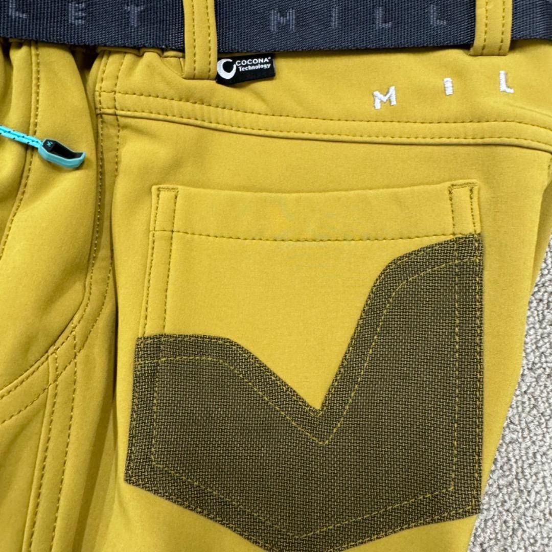 MILLET(ミレー)の★タグ付き新品★ MILLET ミレー　トレッキング　ロングパンツ　イエロー　M レディースのパンツ(ワークパンツ/カーゴパンツ)の商品写真