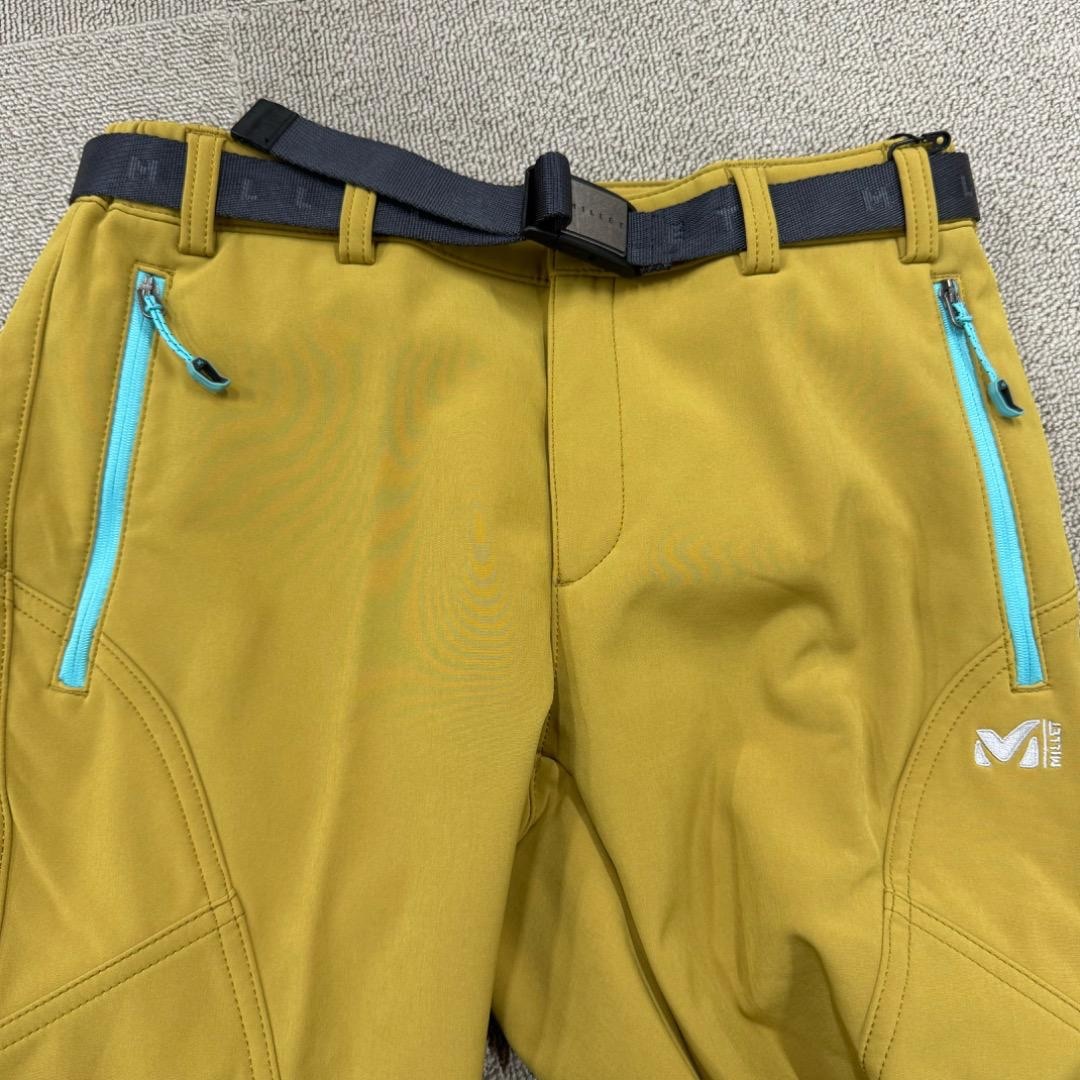 MILLET(ミレー)の★タグ付き新品★ MILLET ミレー　トレッキング　ロングパンツ　イエロー　M レディースのパンツ(ワークパンツ/カーゴパンツ)の商品写真