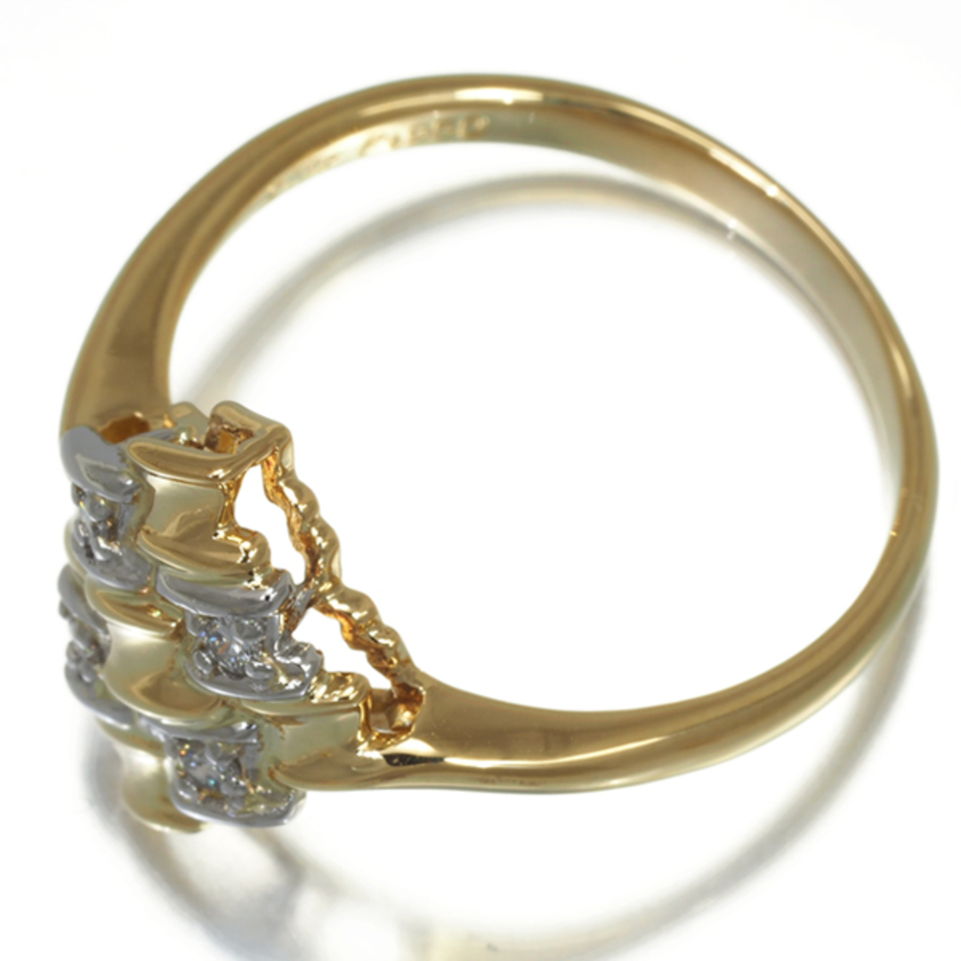 Dior(ディオール)のディオール リング ダイヤ ダイヤモンド コンビカラー 17号 K18YG/Pt950  レディースのアクセサリー(リング(指輪))の商品写真