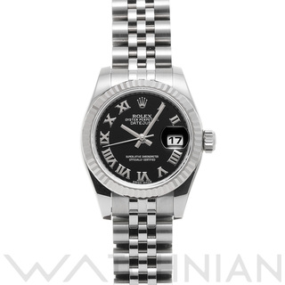 ロレックス(ROLEX)の中古 ロレックス ROLEX 179174 ランダムシリアル ブラック レディース 腕時計(腕時計)
