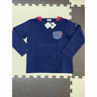 ミキハウス(mikihouse)の新品タグ付き　ミキハウス　ダブルビー　重ね着風　Bくん刺繍　トップス(Tシャツ/カットソー)