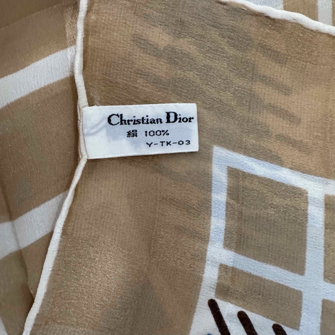 Christian Dior(クリスチャンディオール)の【正規品保証】クリスチャンディオール Christian Dior スカーフ レディースのファッション小物(バンダナ/スカーフ)の商品写真