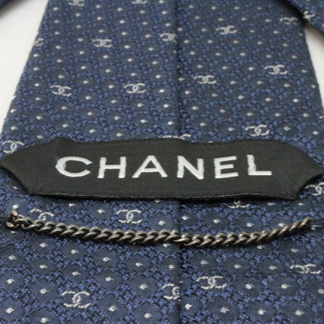 CHANEL(シャネル)のシャネル ココマークジャガードネクタイ【超美品】 メンズのファッション小物(ネクタイ)の商品写真