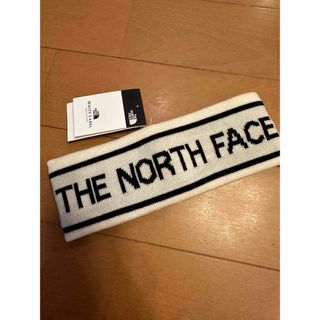 ザノースフェイス(THE NORTH FACE)の韓国ノースフェイスホワイトレーベルニットヘッドバンドヘアバンド白NE3RP50(登山用品)