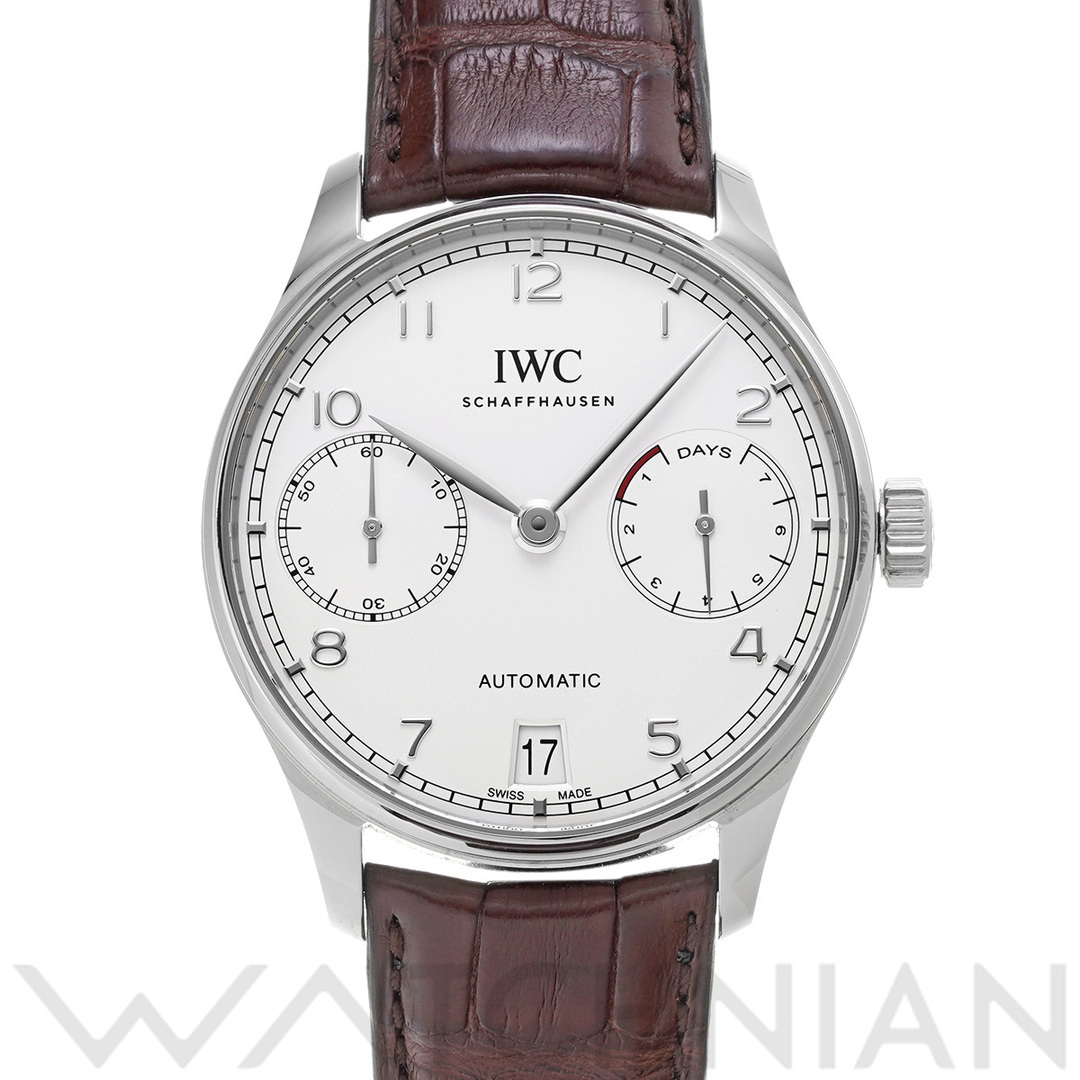 IWC(インターナショナルウォッチカンパニー)の中古 インターナショナルウォッチカンパニー IWC IW500712 シルバーメッキ メンズ 腕時計 メンズの時計(腕時計(アナログ))の商品写真