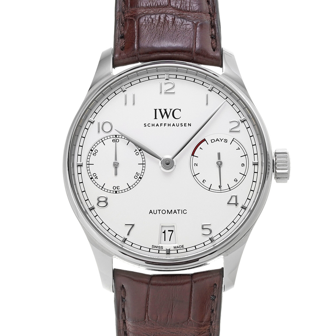 IWC(インターナショナルウォッチカンパニー)の中古 インターナショナルウォッチカンパニー IWC IW500712 シルバーメッキ メンズ 腕時計 メンズの時計(腕時計(アナログ))の商品写真