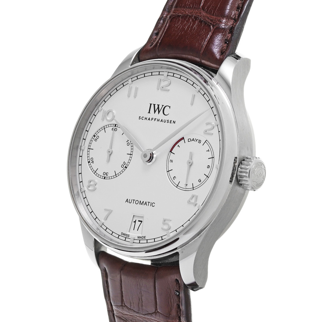 IWC(インターナショナルウォッチカンパニー)の中古 インターナショナルウォッチカンパニー IWC IW500712 シルバーメッキ メンズ 腕時計 メンズの時計(腕時計(アナログ))の商品写真