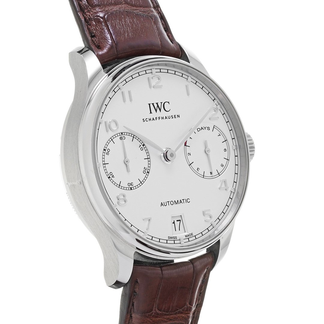 IWC(インターナショナルウォッチカンパニー)の中古 インターナショナルウォッチカンパニー IWC IW500712 シルバーメッキ メンズ 腕時計 メンズの時計(腕時計(アナログ))の商品写真