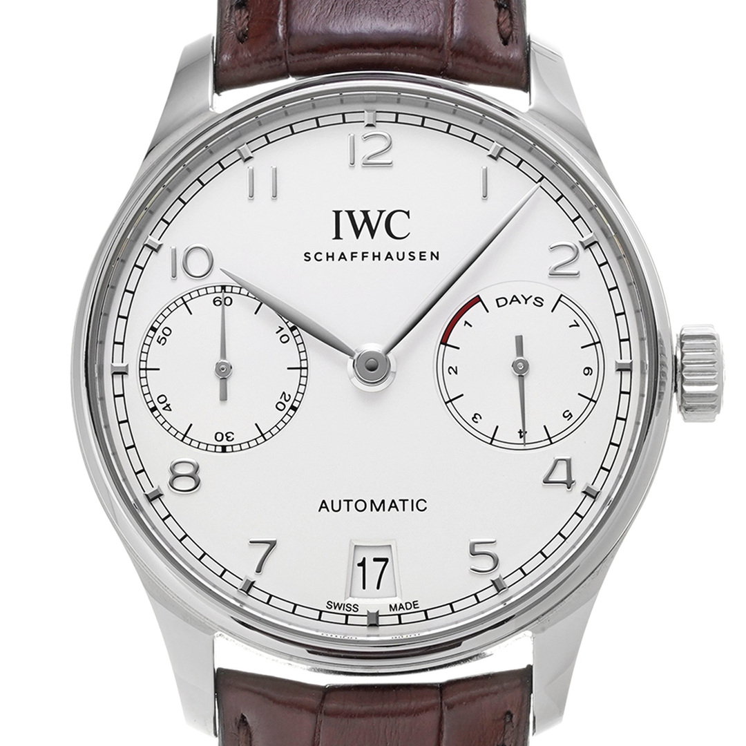 IWC(インターナショナルウォッチカンパニー)の中古 インターナショナルウォッチカンパニー IWC IW500712 シルバーメッキ メンズ 腕時計 メンズの時計(腕時計(アナログ))の商品写真