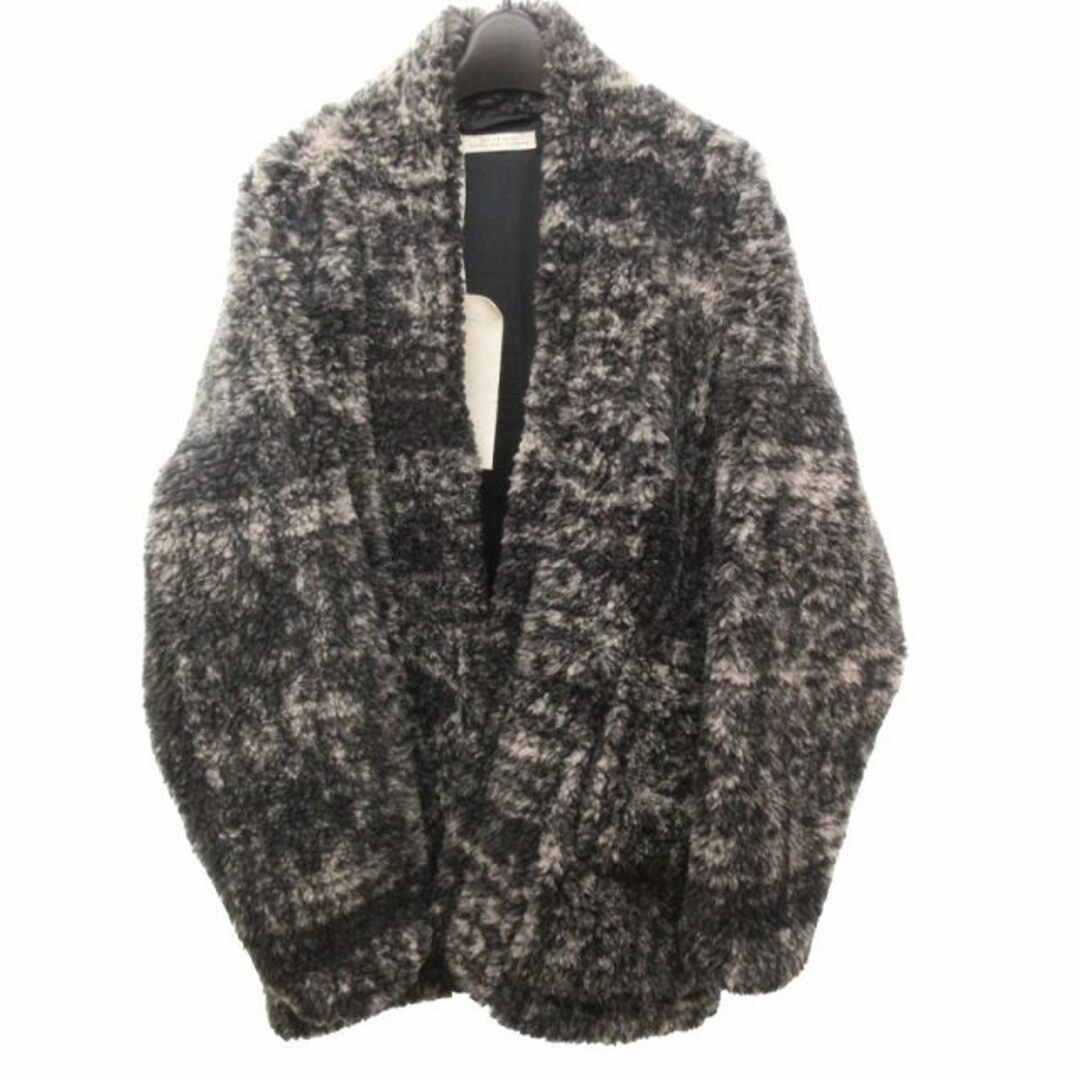 オールドジョー タグ付 22AW ジャケット フリース ボア 総柄 黒 オールドジョー タグ付 22AW ジャケット フリース ボア 総柄 黒