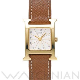 Hermes - 中古 エルメス HERMES HH1.201 ホワイト レディース 腕時計