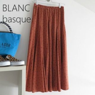 ブランバスク(blanc basque)のBLANC basque ブランバスク　ロングスカート　シフォン　水玉(ロングスカート)