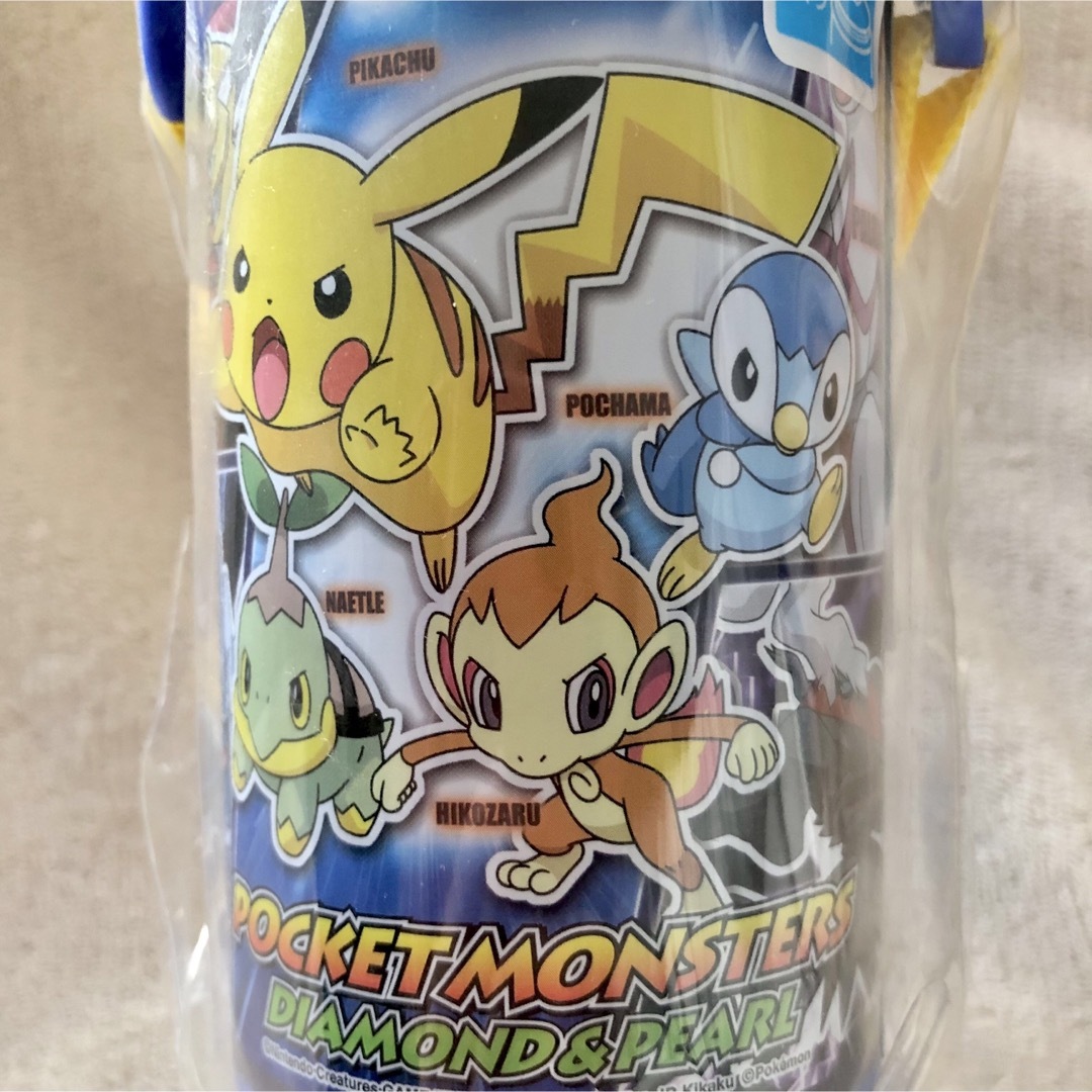 ポケモン(ポケモン)の新品ポケモン　ダイヤモンドパール　プッシュ式直飲みスポーツボトル480ml日本製 キッズ/ベビー/マタニティの授乳/お食事用品(水筒)の商品写真