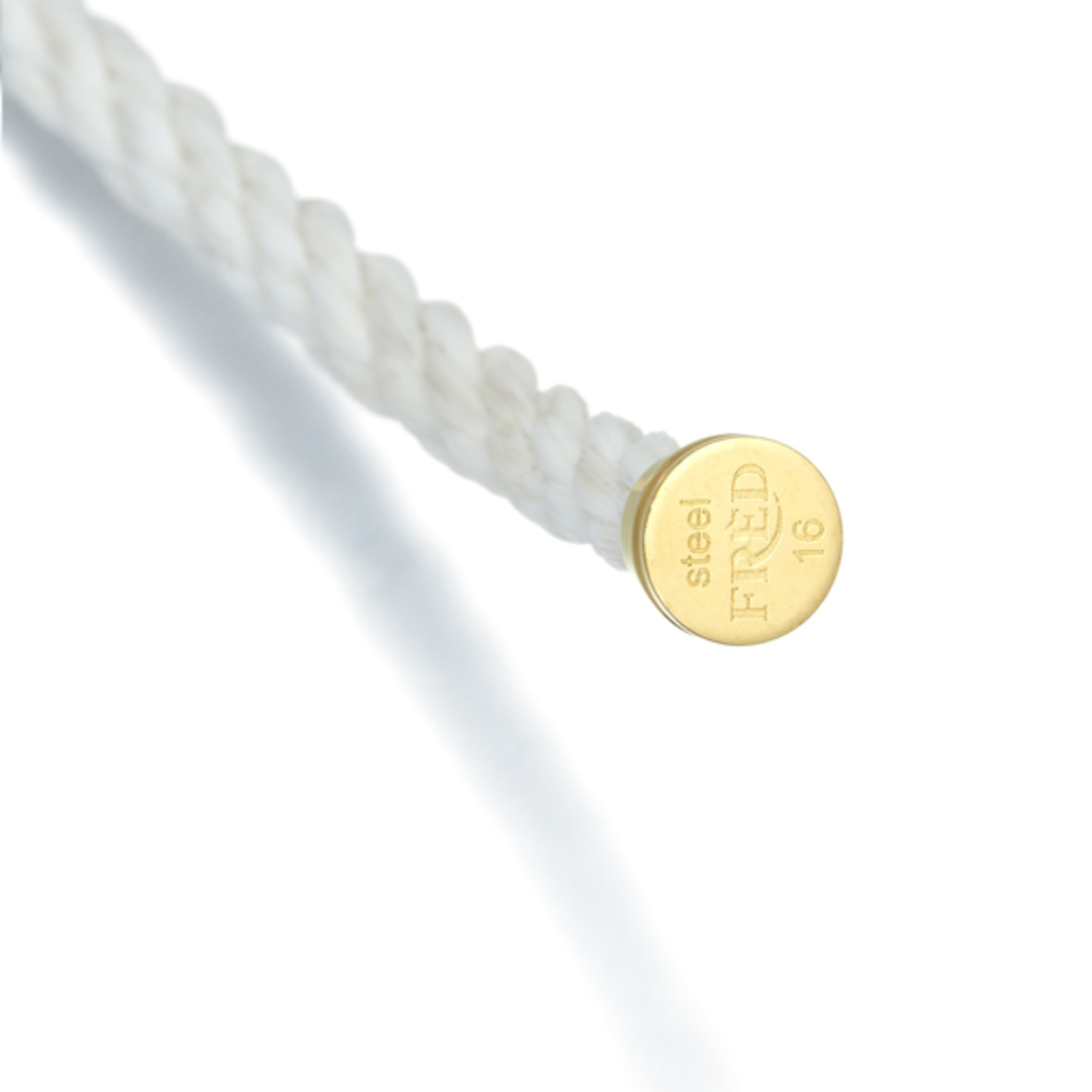 FRED - フレッド ブレスレット用コード フォース10 LM ホワイト FRED - フレッド ブレスレット用コード フォース10 LM ホワイト