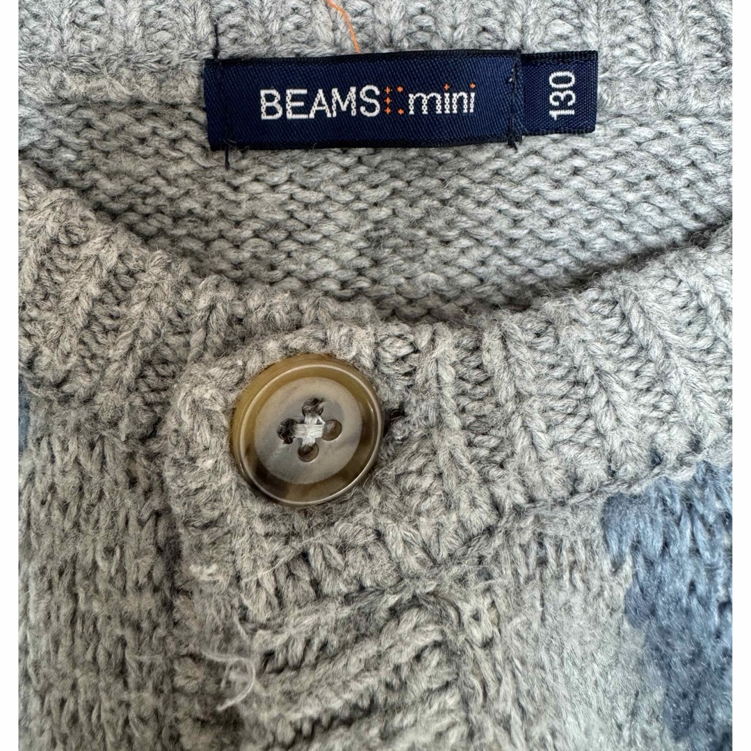 こども ビームス(コドモビームス)のBEAMS mini 130㎝　カーディガン キッズ/ベビー/マタニティのキッズ服女の子用(90cm~)(カーディガン)の商品写真