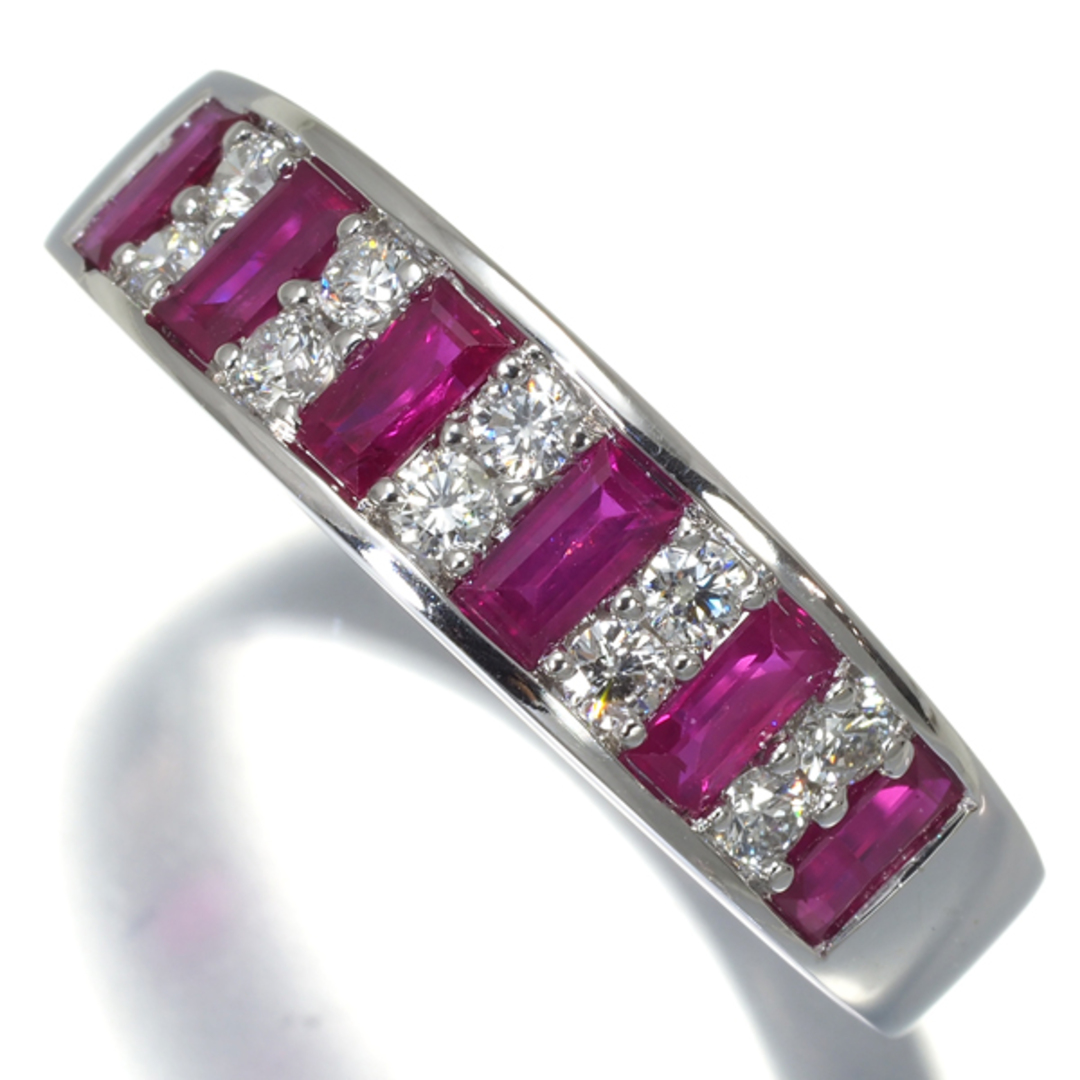 ルビー 1.09ct ダイヤ ダイヤモンド 0.30ct リング K18WG  限界値下げ品 レディースのアクセサリー(リング(指輪))の商品写真