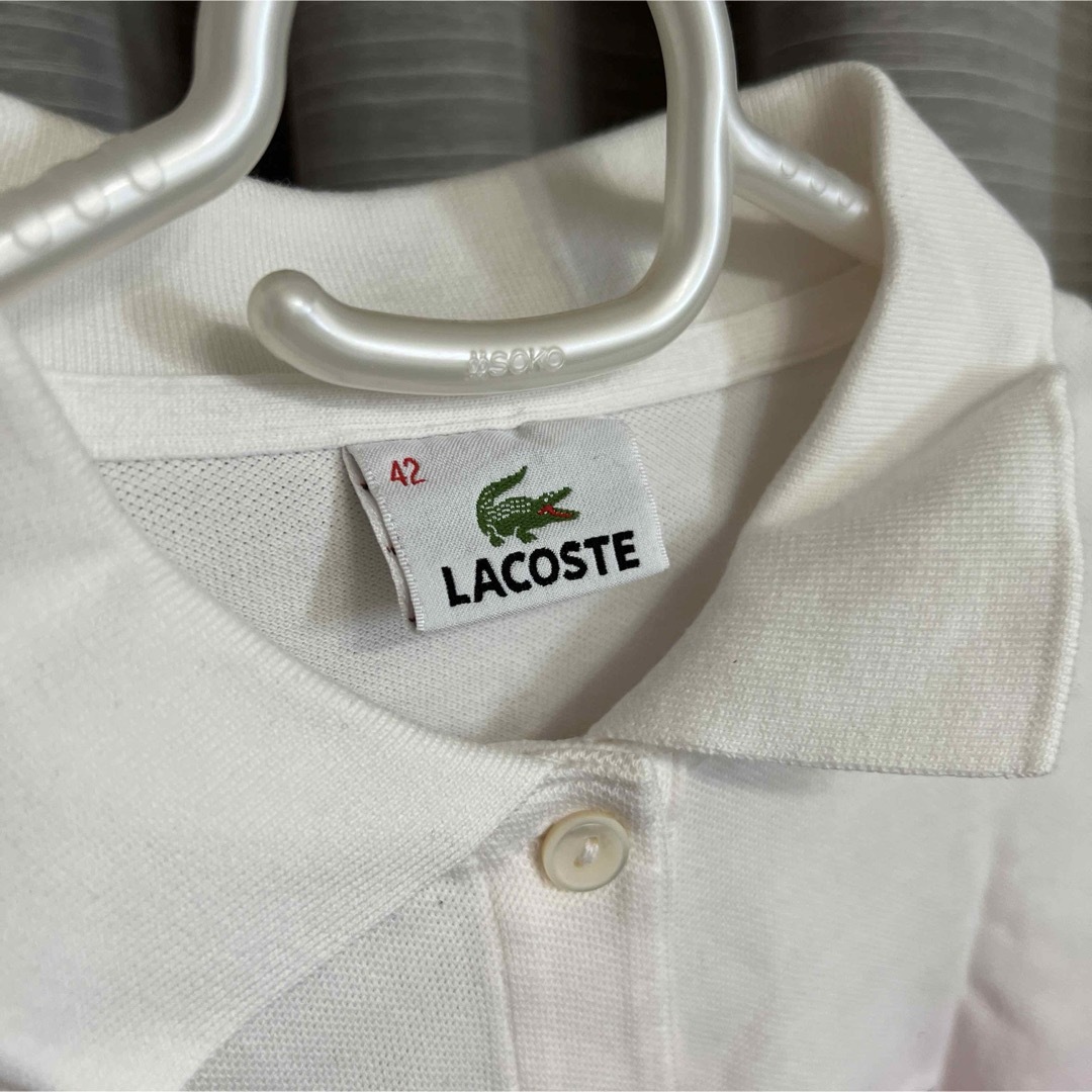 LACOSTE(ラコステ)のラコステ　レディース　半袖ポロシャツ　42 レディースのトップス(ポロシャツ)の商品写真