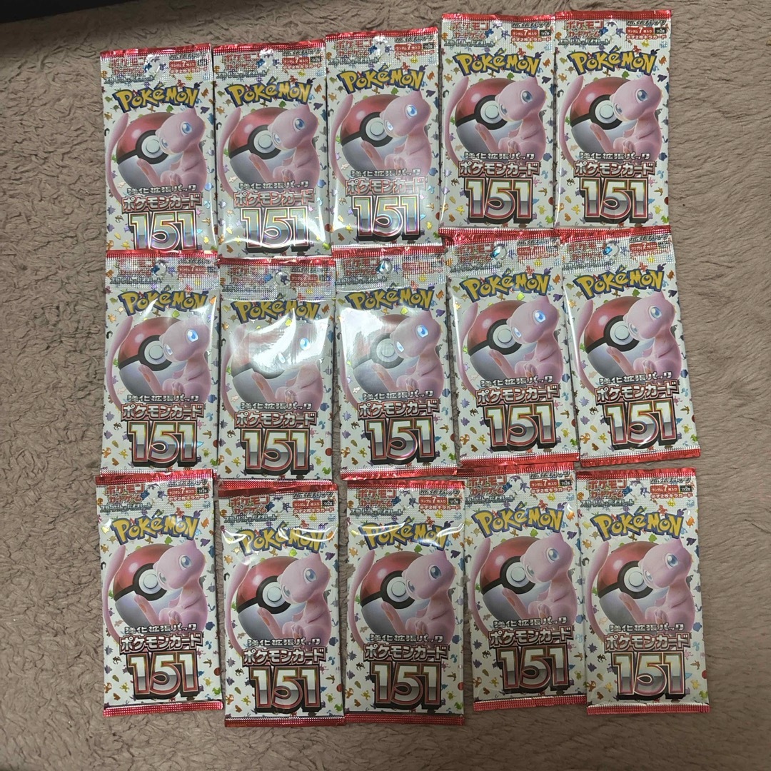 ポケモンカードゲーム151 15パック バラ売り ポケモンカードゲーム151 15パック バラ売り