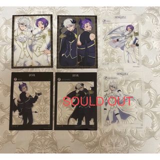 ブルーロック ファボテリア クリアシート 天使 悪魔 凪 誠士郎 御影 玲王(キャラクターグッズ)