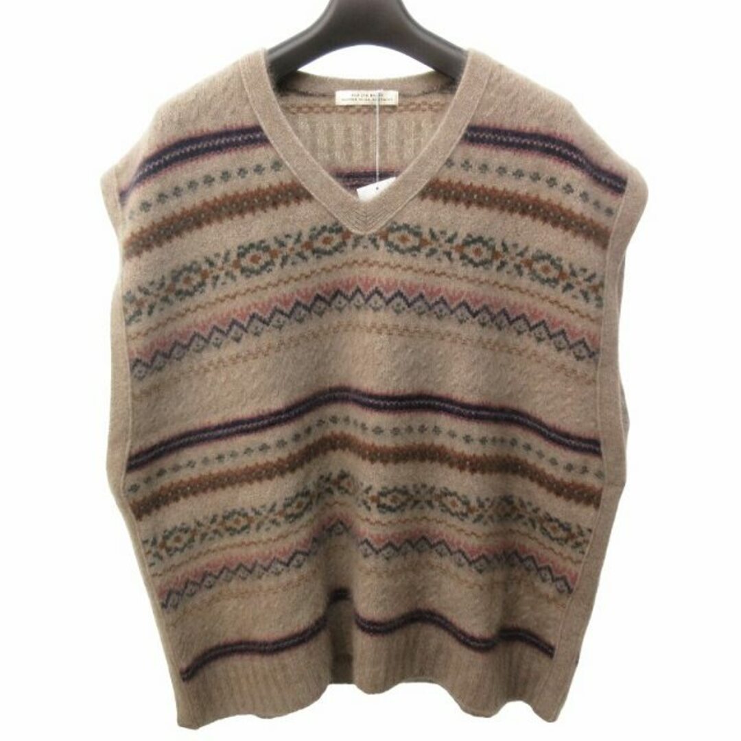 オールドジョー 22AW FAIR ISLE V-NECK VEST 40 約L メンズのトップス(ベスト)の商品写真