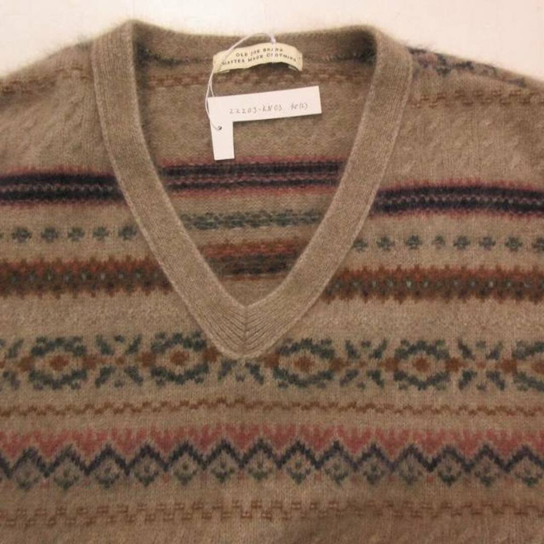 オールドジョー 22AW FAIR ISLE V-NECK VEST 40 約L メンズのトップス(ベスト)の商品写真