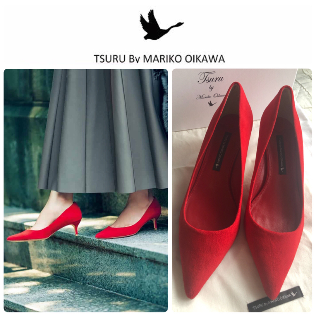 TSURU by Mariko Oikawa(ツルバイマリコオイカワ)の27500円☆ツルバイマリコオイカワ Adele パンプス 新品　24.5 レディースの靴/シューズ(ハイヒール/パンプス)の商品写真