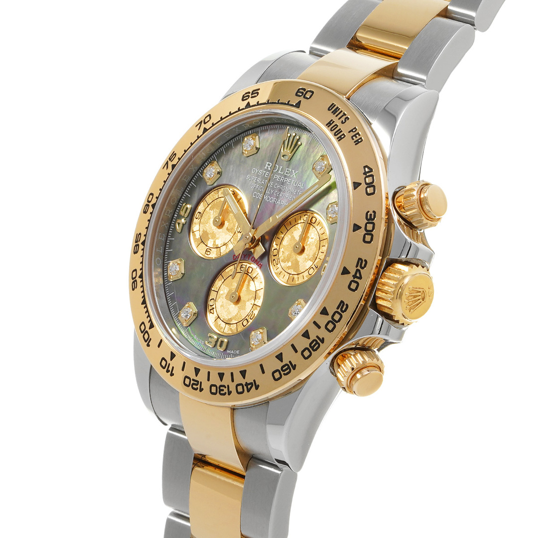 ROLEX(ロレックス)の中古 ロレックス ROLEX 116503NG ランダムシリアル ブラックシェル /ゴールドクリスタル/ダイヤモンド メンズ 腕時計 メンズの時計(腕時計(アナログ))の商品写真