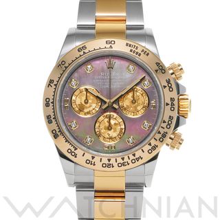 ロレックス(ROLEX)の中古 ロレックス ROLEX 116503NG ランダムシリアル ブラックシェル /ゴールドクリスタル/ダイヤモンド メンズ 腕時計(腕時計(アナログ))