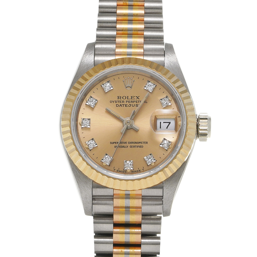 ROLEX(ロレックス)の中古 ロレックス ROLEX 69179BIC E番(1991年頃製造) シャンパン /ダイヤモンド レディース 腕時計 レディースのファッション小物(腕時計)の商品写真