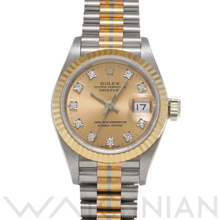 ロレックス(ROLEX)の中古 ロレックス ROLEX 69179BIC E番(1991年頃製造) シャンパン /ダイヤモンド レディース 腕時計(腕時計)