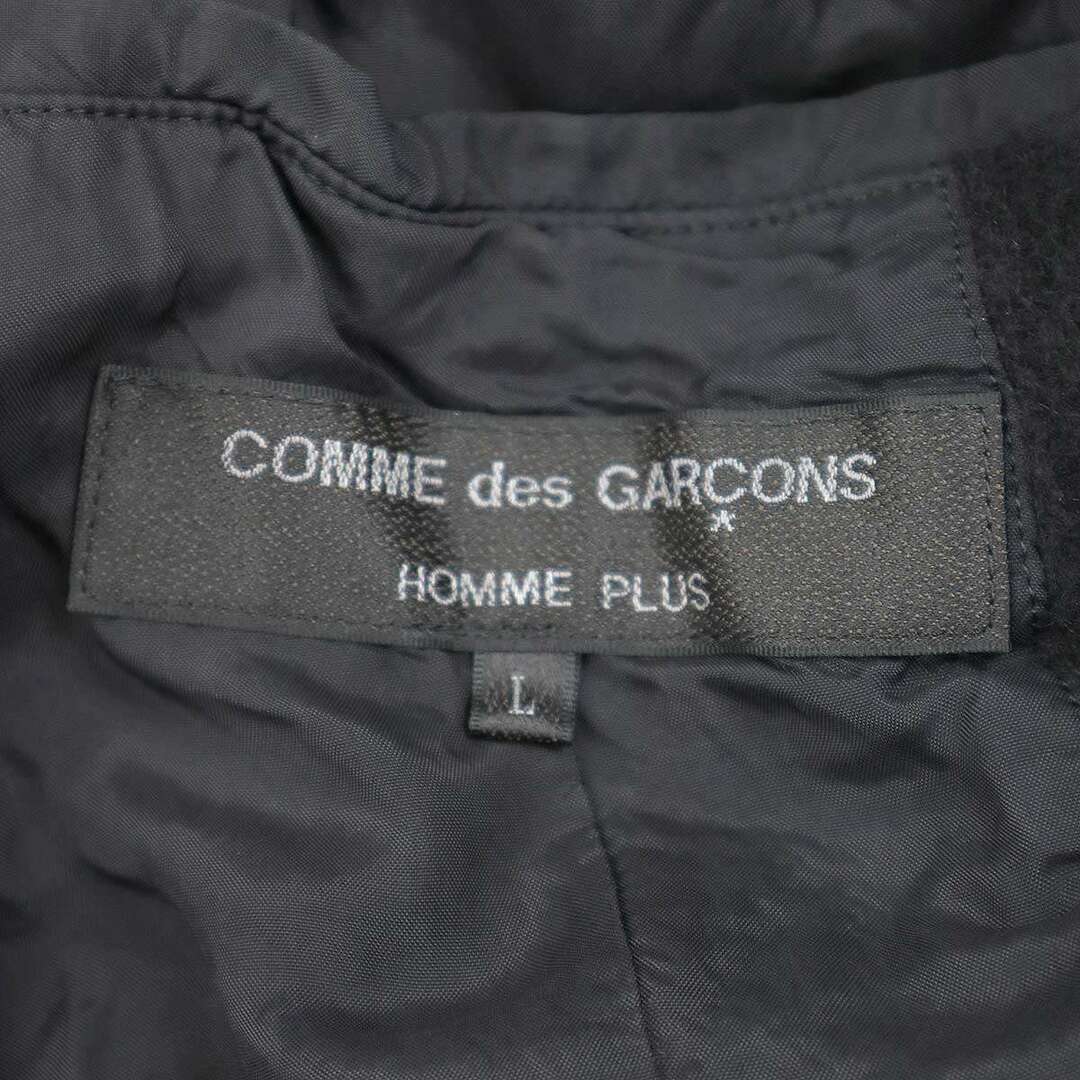 COMME des GARCONS HOMME PLUS(コムデギャルソンオムプリュス)のCOMME des GARCONS HOMME PLUS コム デギャルソンオムプリュス 23AW フェイクファーウール縮絨3Bジャケット PL-J027 ブラック L メンズのジャケット/アウター(テーラードジャケット)の商品写真