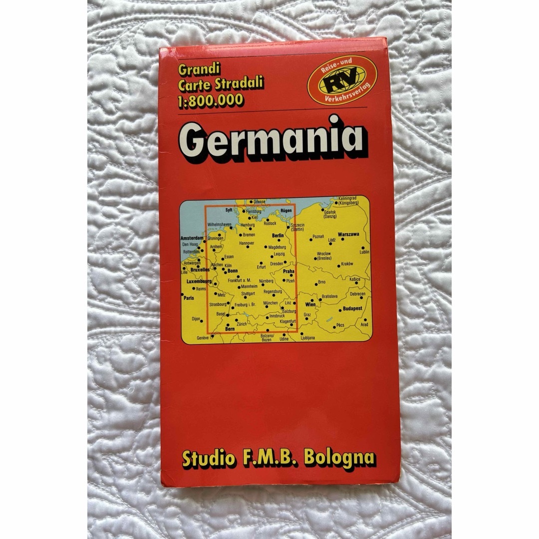 ドイツ　地図　ドイツ語 エンタメ/ホビーの本(地図/旅行ガイド)の商品写真