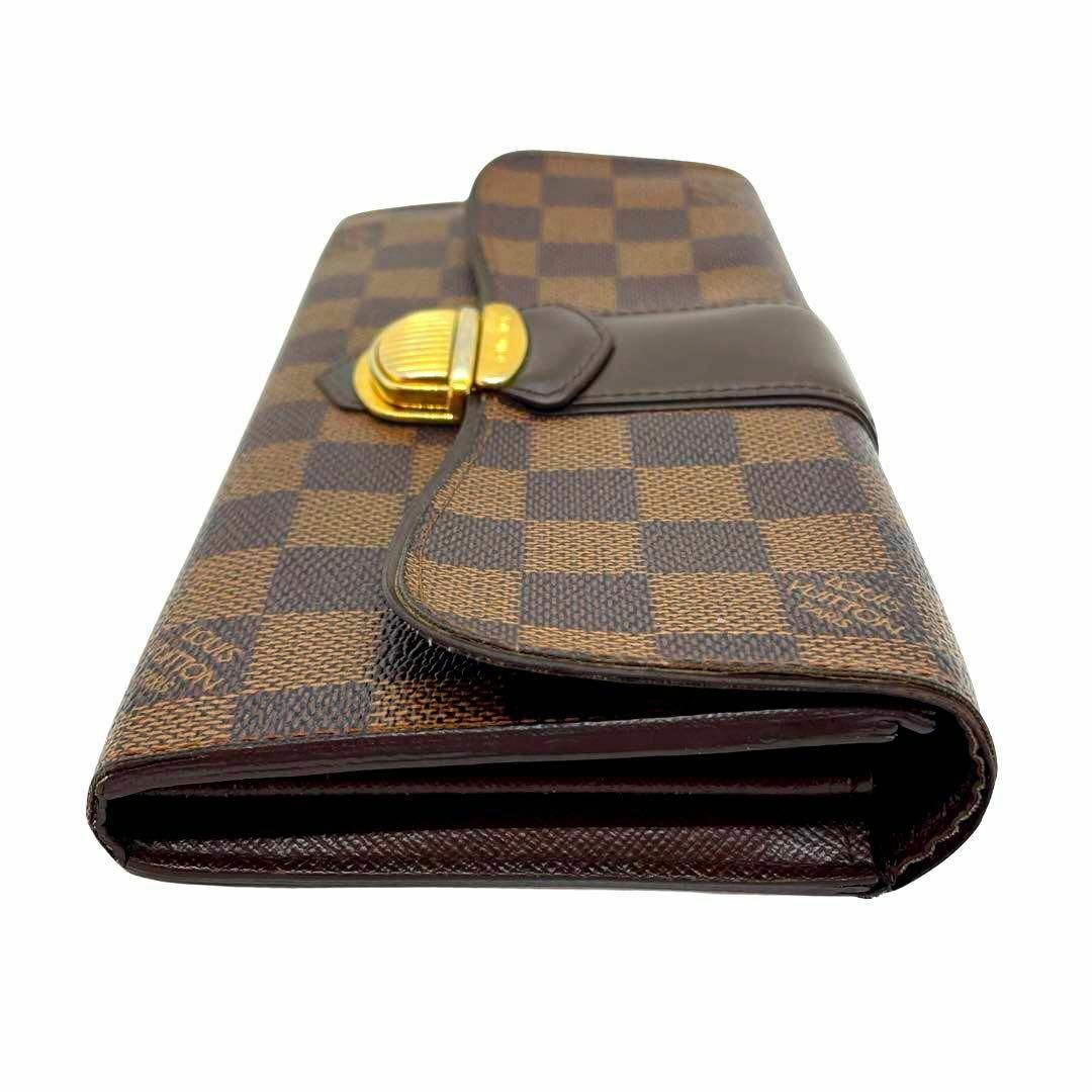 LOUIS VUITTON(ルイヴィトン)の一点物 正規品 ルイヴィトン 財布  ポルトフォイユ システィナ ダミエ レディースのファッション小物(財布)の商品写真