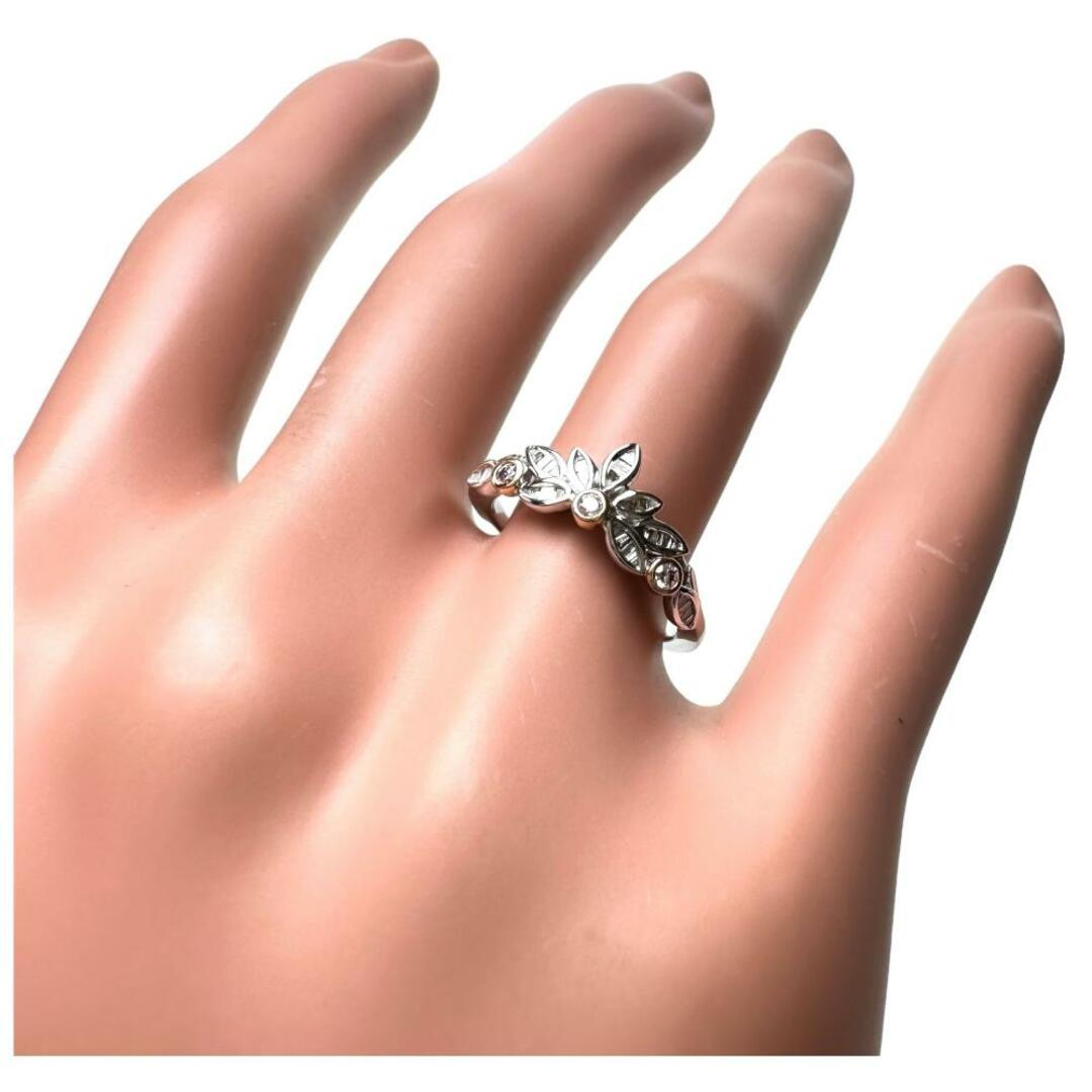リング・指輪  K18WG ダイヤモンド・ピンクダイヤモンド レディースのアクセサリー(リング(指輪))の商品写真